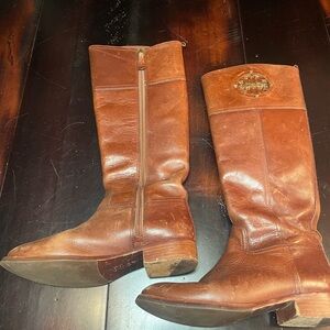 Tory Burch Brown Heeled Boots